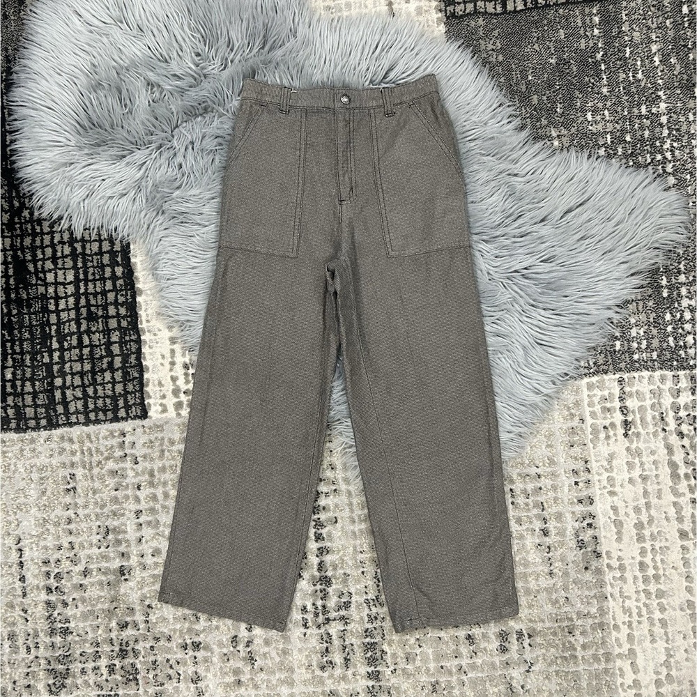 Vintage 99' Gymboree Boys Brown Twill Pants Size 6/7 (XXLarge)